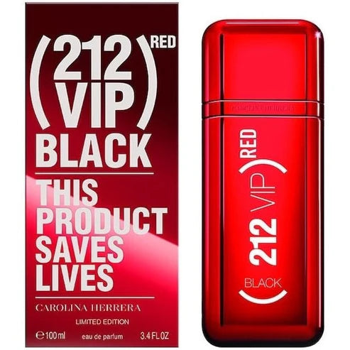Perfume 212 Vip Black Red De Carolina Herrera 100ml Hombre Eau De Parfum