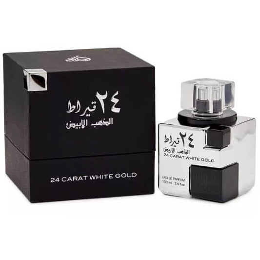 Perfume 24 Carat White Gold Lattafa - 100ml - Unisex - Eau De Parfum