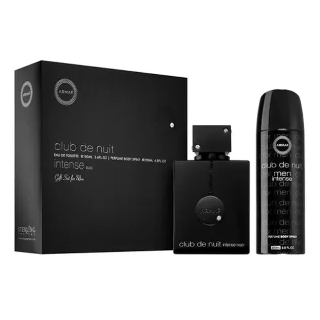 Estuche Club De Nuit Intense Armaf Set Hombre Eau De Parfum 105ml