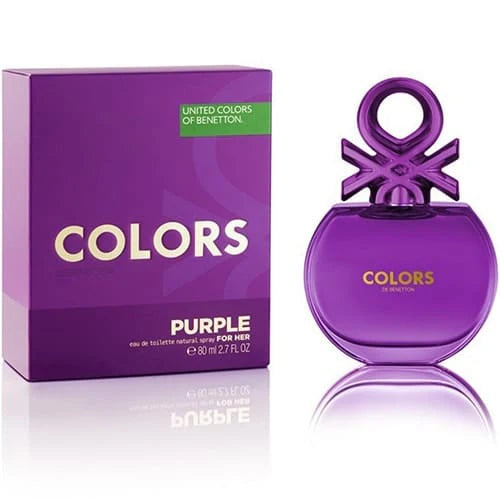 Perfume Colors Purple Benetton - 80ml - Mujer - Eau De Toilette