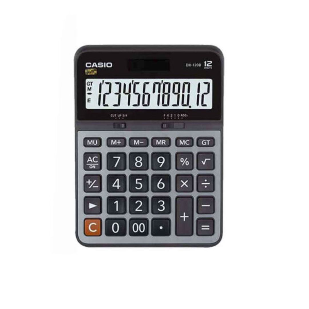 Calculadora Casio DX-120B-W-DC