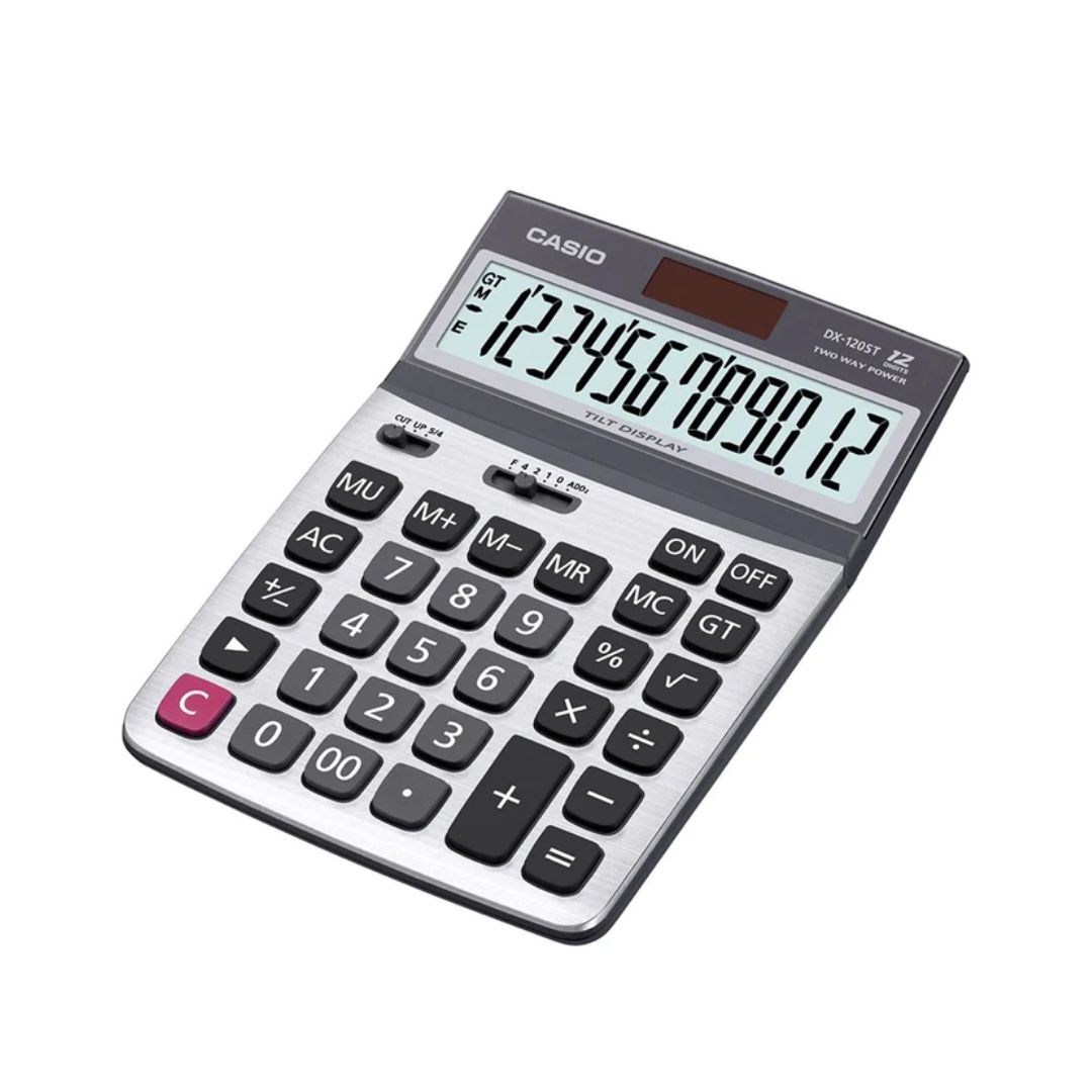 Calculadora Casio DX-120ST-W-DP