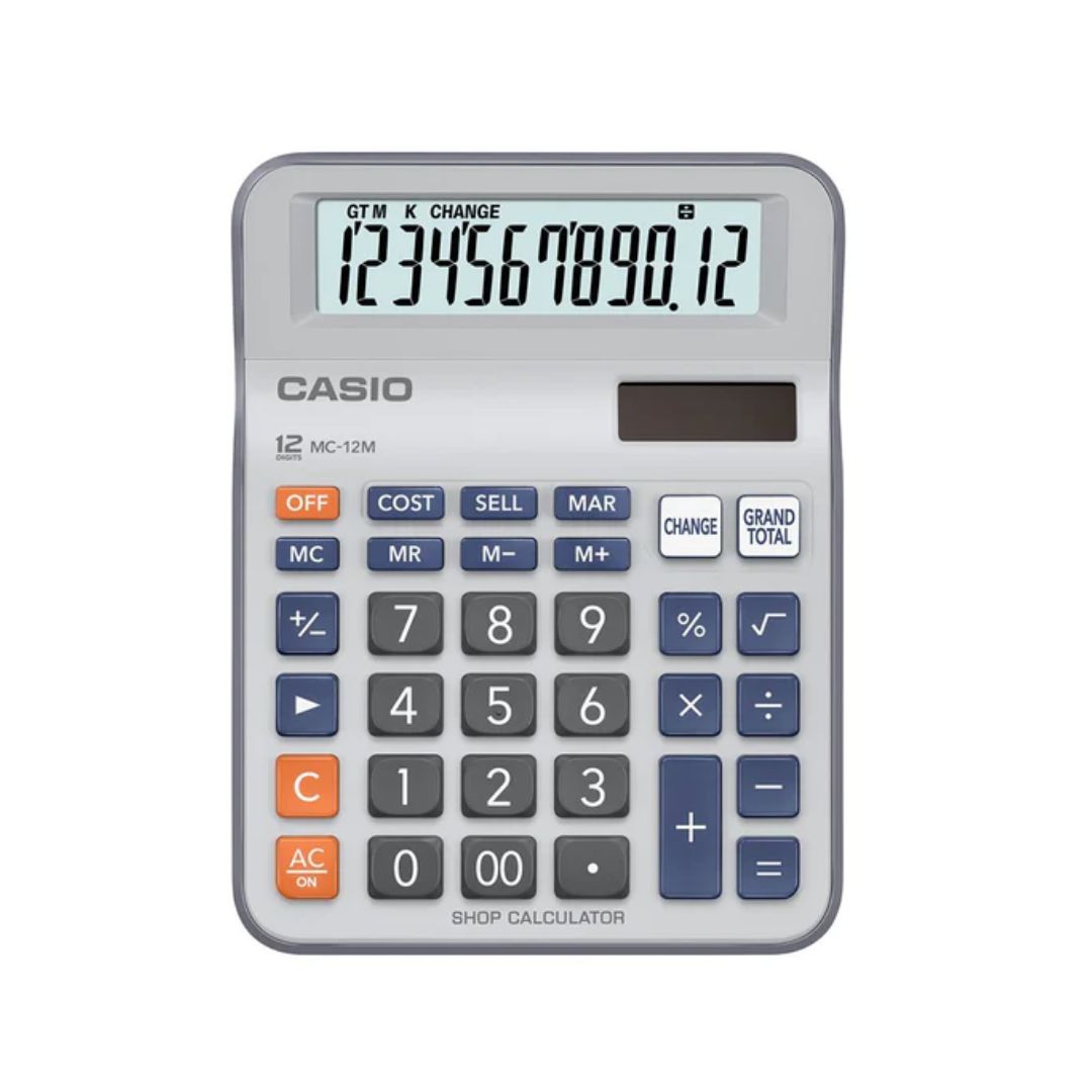 Calculadora Casio MC-12M-W-DP