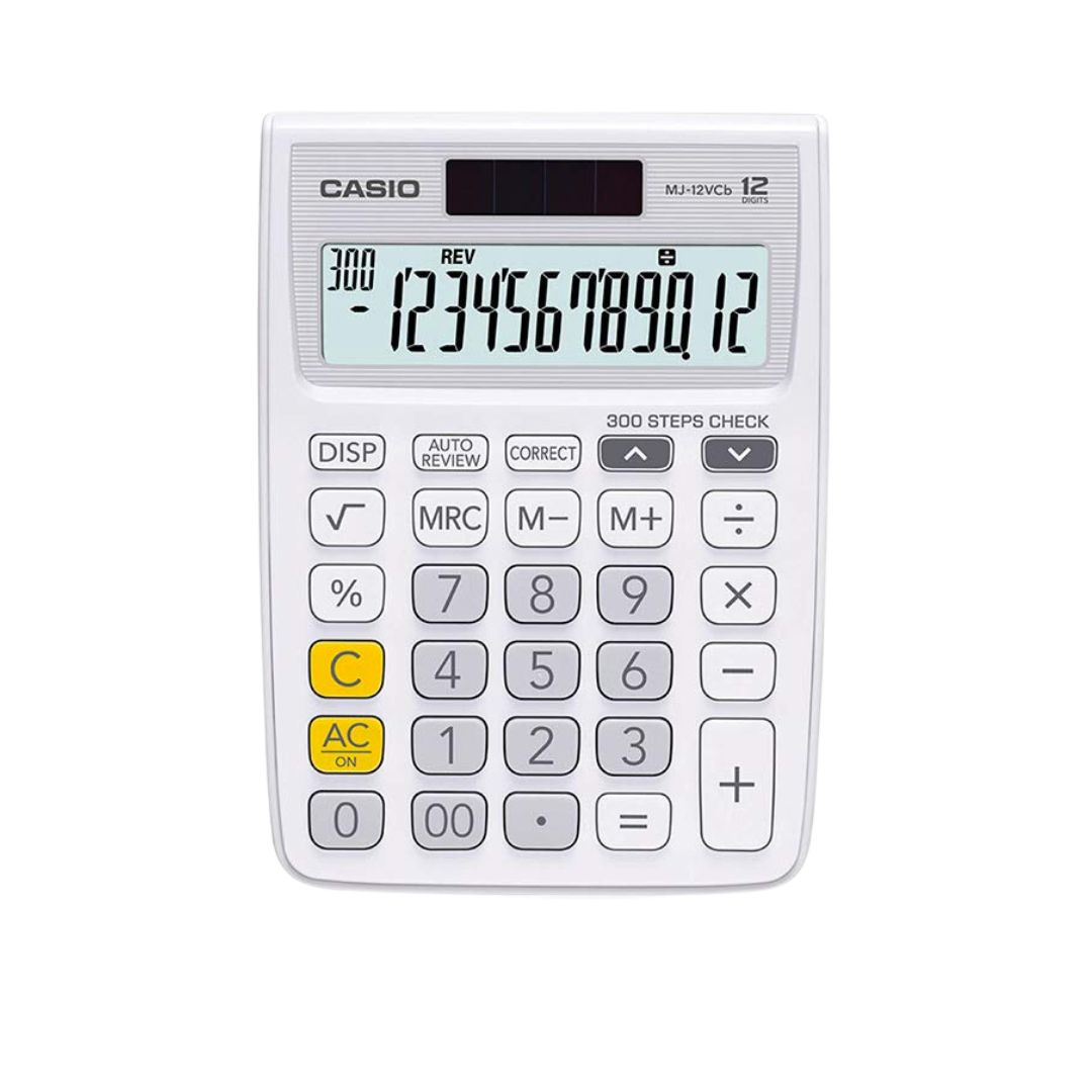 Calculadora Casio MJ-12VCB-WE-SA-DP