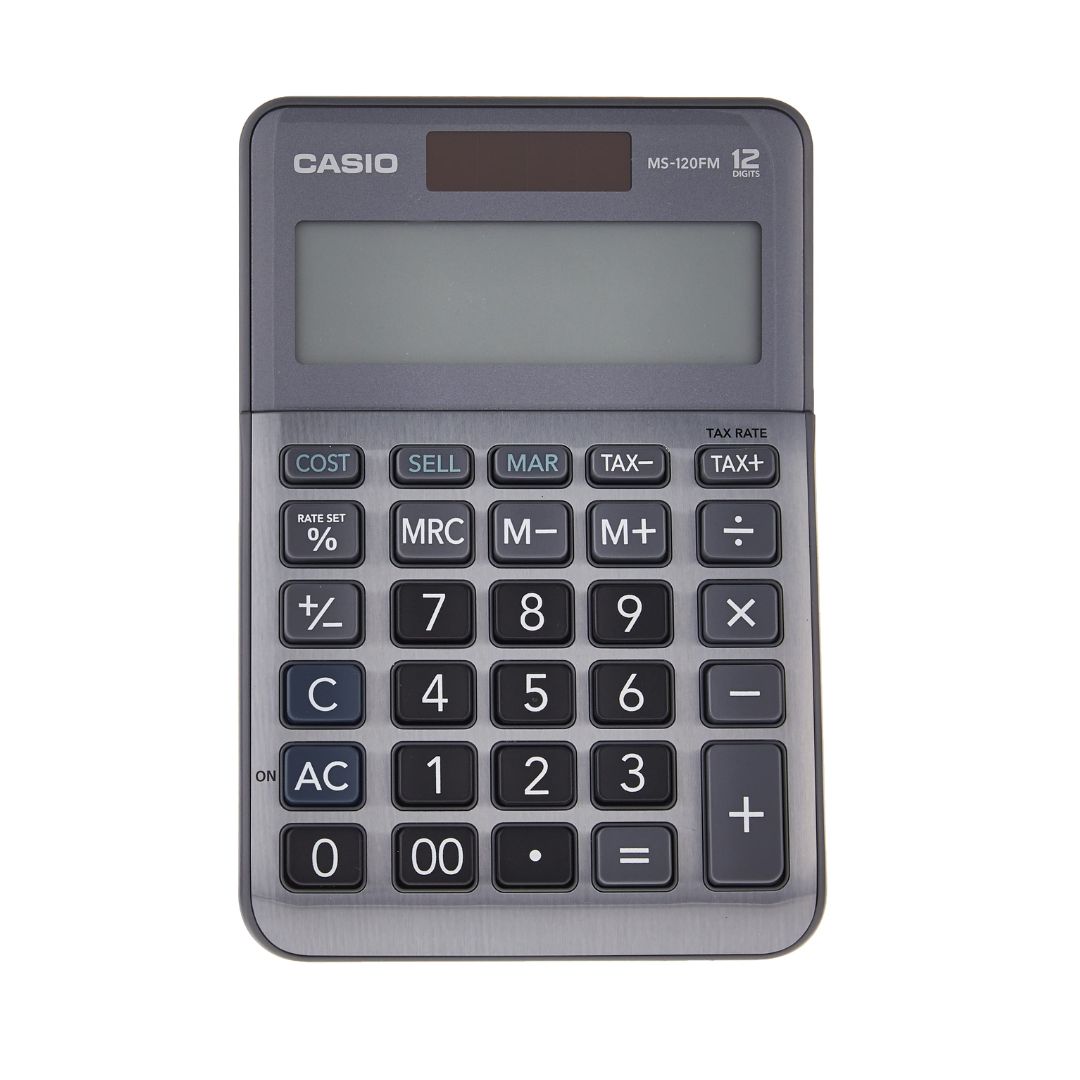 Calculadora Casio MS-120FM-W-DP
