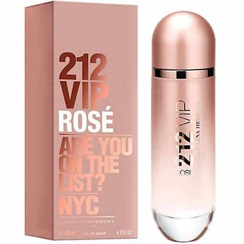 Perfume 212 Vip Rose de 125ml Carolina Herrera Mujer Eau De Parfum