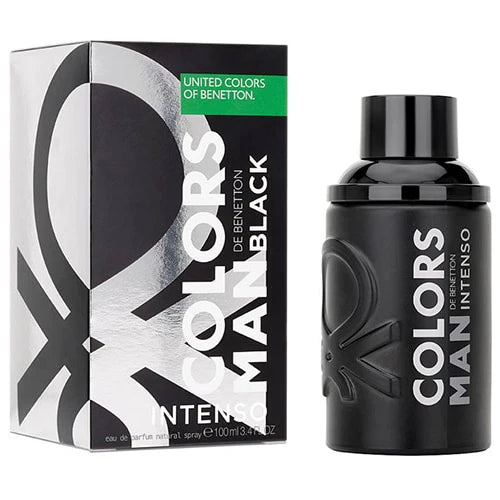 Perfume Benetton Colors Man Black Intenso - 100ml - Eau De Parfum - Hombre