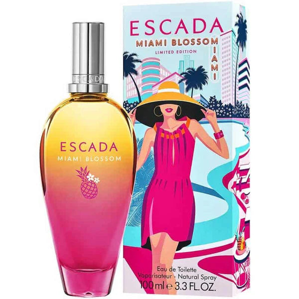 Perfume Escada Miami Blossom - 100ml - Eau De Toilette - Mujer