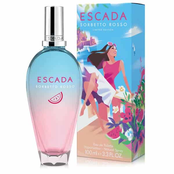Perfume Sorbetto Rosso Escada - 100ml - Eau De Toilette - Mujer