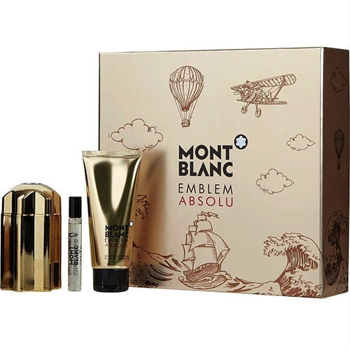 Estuche Emblem Absolu Mont Blanc Set Perfume Para Hombre 100ml