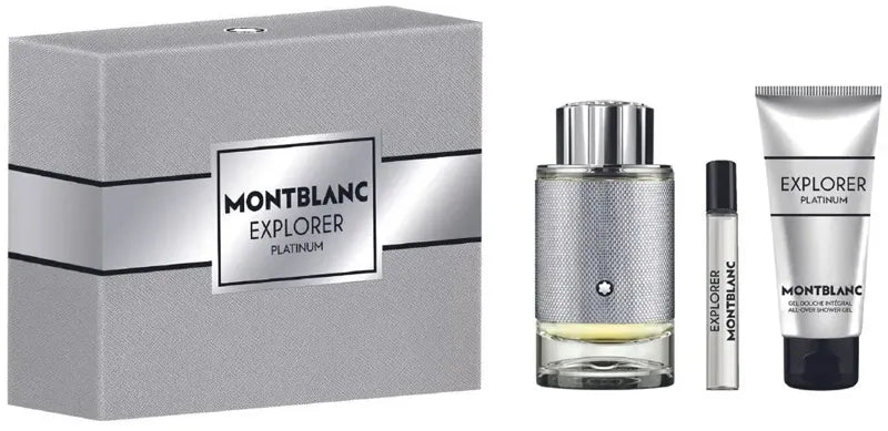 Estuche Explorer Platinum Montblanc Set 100ml Edp