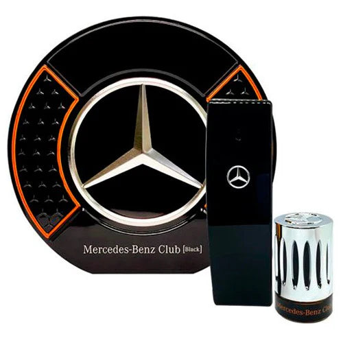 Estuche Mercedes Benz Club Black Set 100ml Eau De Toilette Hombre