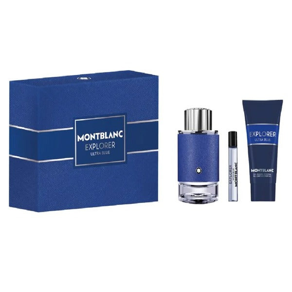 Estuche Mont Blanc Exporer Ultra Blue Set - 100ml - Eau De Parfum