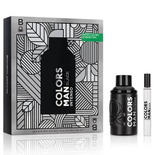Benetton Colors Man black intenso Set Estuche - Eau De Parfum - 100ml - Hombre