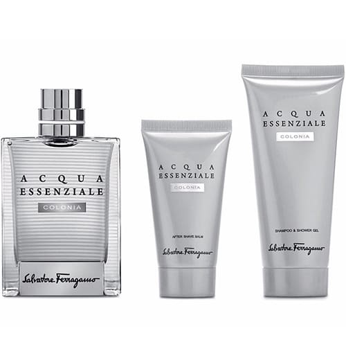 Estuche Ferragamo Acqua Essenziale Colonia Set Hombre Eau De Toilette 100ml