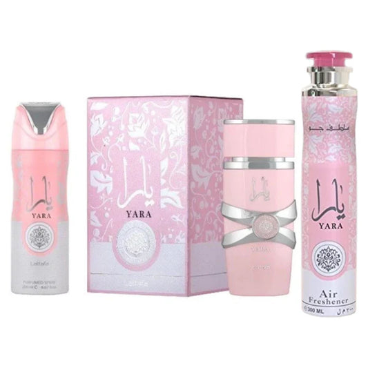 Estuche Lattafa Yara Set - 100ml - Eau De Parfum - Mujer