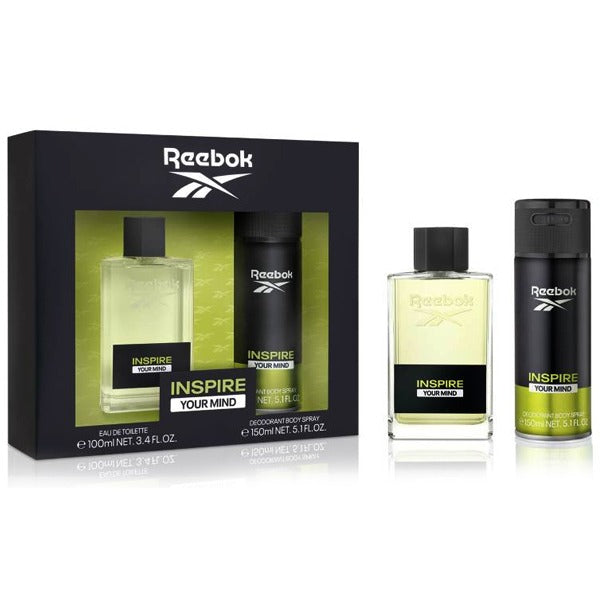 Estuche Reebok Inspire Your Mind Set 100ml Eau De Toilette Hombre