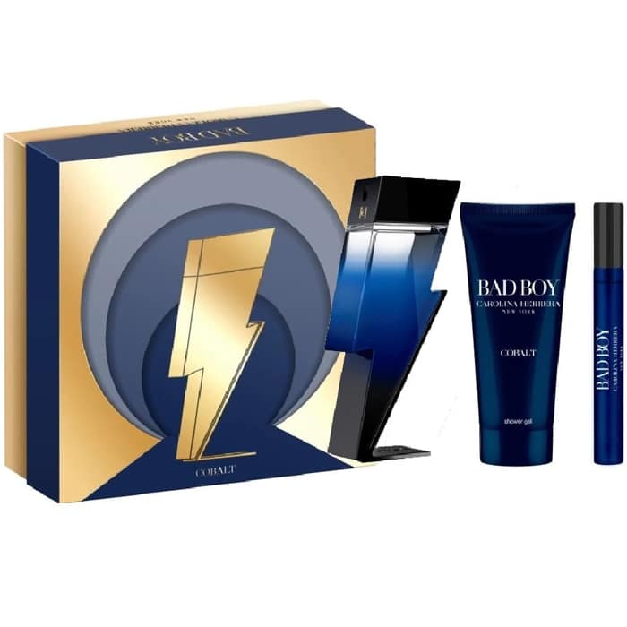 Estuche Bad Boy Cobalt De Carolina Herrera Set 100ml Eau De Parfum Hombre