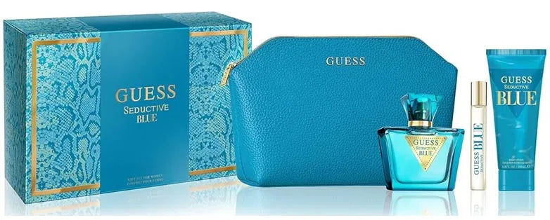 Estuche Seductive Blue Guess Set Mujer Eau De Toilette 75ml