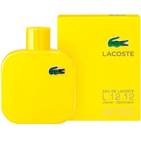 Perfume Eau De Lacoste L.12.12 Jaune Optimistic Hombre Edt 100ml