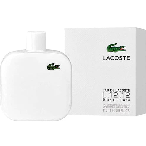 Perfume Eau De Lacoste L.12.12 Blanc Pure 175ml Hombre Eau De Toilette