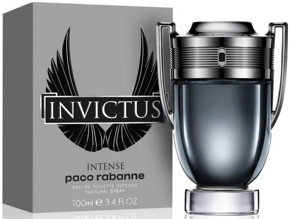 Invictus Intense Paco Rabanne 100ml - Eau De Toilette Intense - Hombre