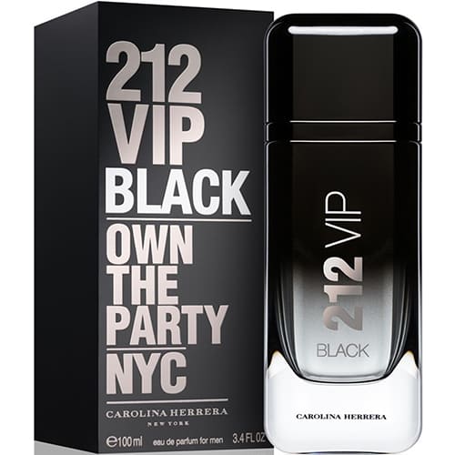 Perfume 212 Vip Black De Carolina Herrera Hombre 100ml Eau De Parfum