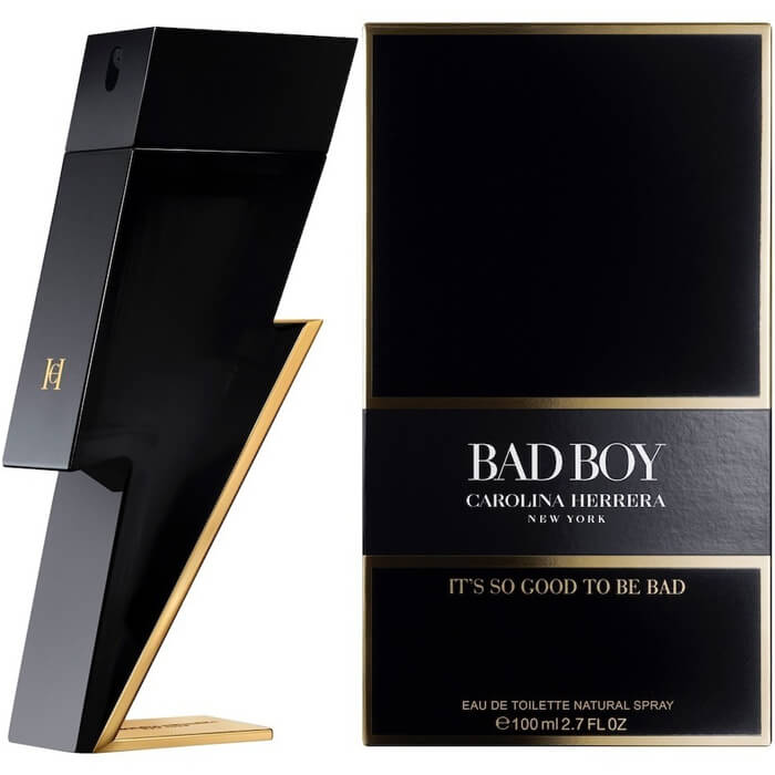 Perfume Bad Boy De Carolina Herrera Para Hombres 100ml Eau De Toilette