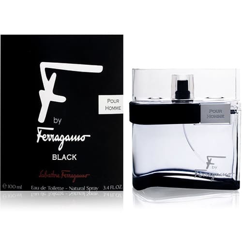 Perfume F By Ferragamo Black Hombre Eau De Toilette 100ml
