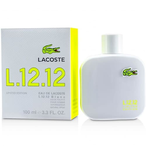 Perfume Eau De Lacoste Blanc L.12.12 Limited Edition Hombre Edt 100ml