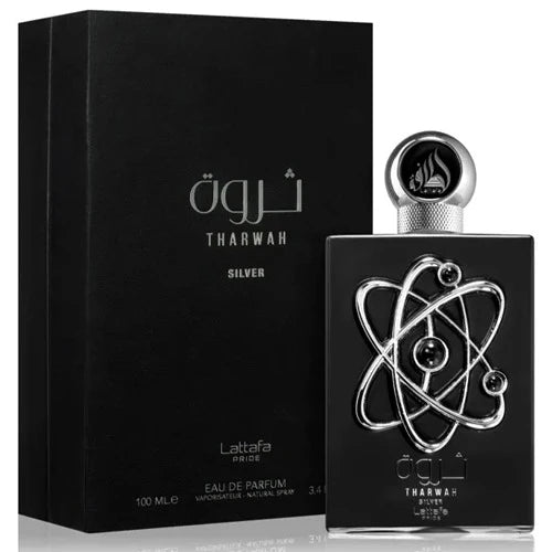 Perfume Lattafa Tharwah Silver - Hombre - 100ml - Eau De Parfum
