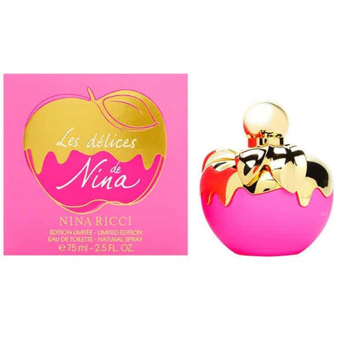 Perfume Les Delices De Nina Ricci 75ml Eau De Toilette Mujer