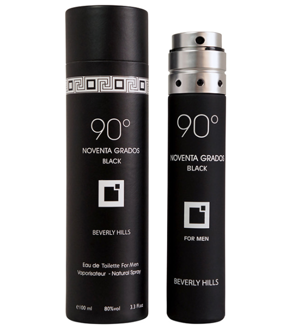 Perfume Noventa 90° Grados Black For Men Beverly Hills - Hombre - 100ml - Eau De Toilette