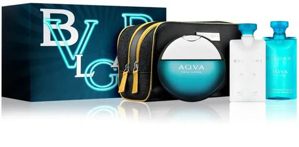Estuche Bvlgari Aqva Pour Homme Set - 100ml - Eau De Toilette - Hombre