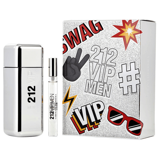 Estuche De Perfumes 212 Vip De Carolina Herrera Set 100ml Eau De Toilette Hombre