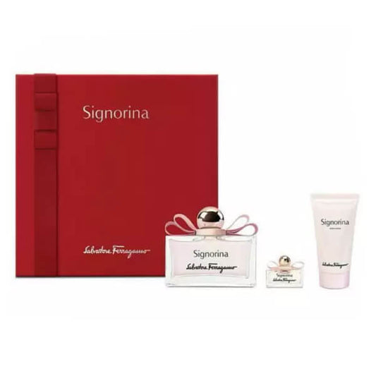Estuche Signorina De Salvatore Ferragamo Set De Mujer Eau De Parfum 100ml