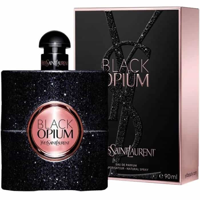 Perfume Black Opium Yves Saint Laurent 90ml Eau De Parfum Mujer