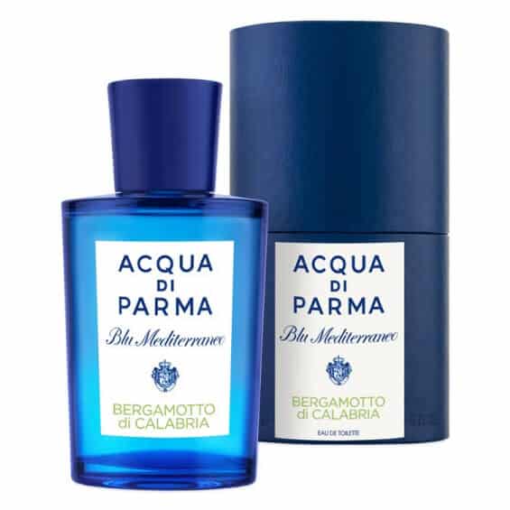 Acqua di Parma Bergamotto di Calabria perfume 150ml de la colección Blu Mediterraneo con notas vibrantes