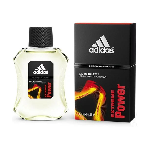 eau de toilette adidas extreme power 100ml masculino aroma vibrante con toques de limón cedro y haba tonka diseñado para quienes buscan frescura y potencia en su fragancia diaria