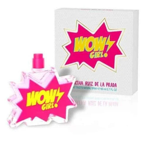 Agatha Ruiz de la Prada Wow Girl EDT 80 ml perfume femenino aroma fresco y juvenil combinación de frutas verdes flores blancas y un toque polvoriento ideal para día