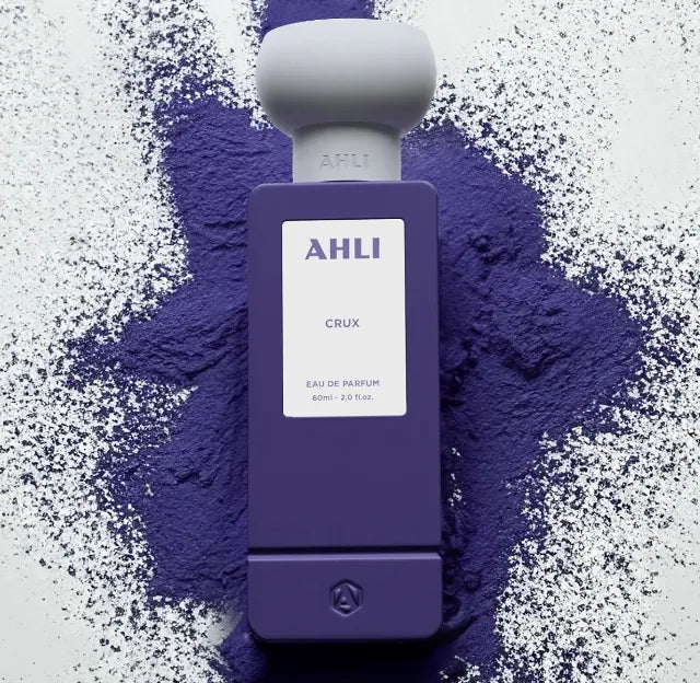 Ahli Crux perfume unisex 60ml EDP con notas vibrantes de cardamomo pachulí y vainilla para día y noche