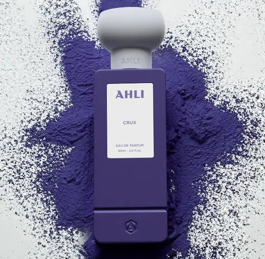Ahli Crux perfume unisex 60ml EDP con notas vibrantes de cardamomo pachulí y vainilla para día y noche