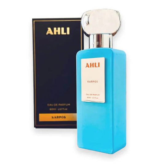 Ahli Karpos perfume unisex 60ml EDP con vibrante combinación de frutas jugosas flores blancas y musk
