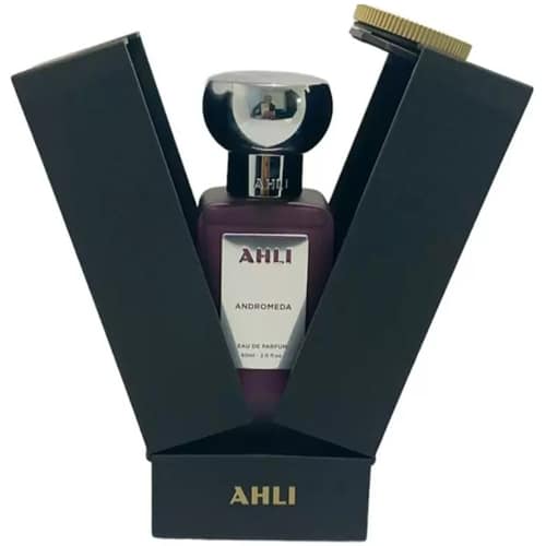 Fragancia Andromeda de Ahli unisex Eau de Parfum 60ml con aroma cósmico que fusiona frescura cítrica y calidez amaderada