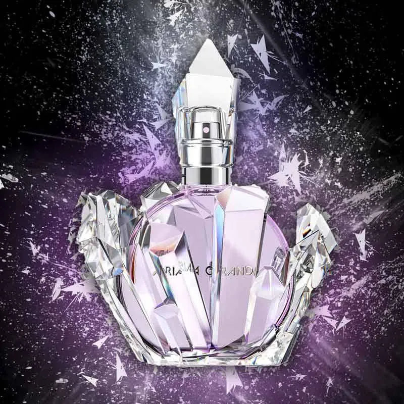 Alt: Detalle del frasco del perfume Ariana Grande R.E.M 100ml
