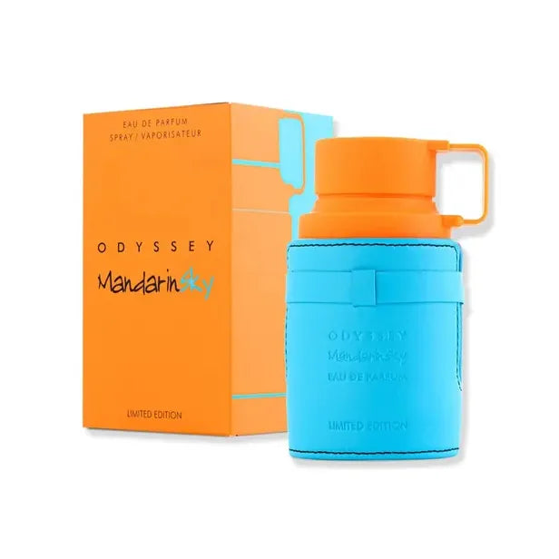 Fragancia masculina Armaf Mandarin Sky Odyssey combina acordes amaderados y aromas frescos 200ml
