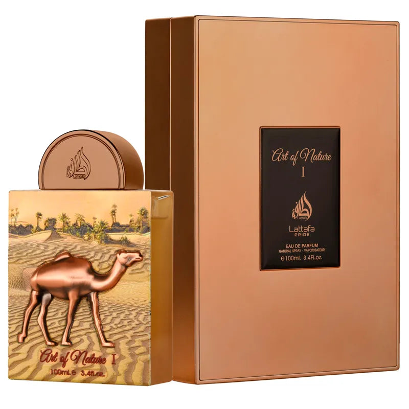 Fragancia Art of Nature I de Lattafa Pride EDP 100ml con aroma elegante inspirado en la belleza natural