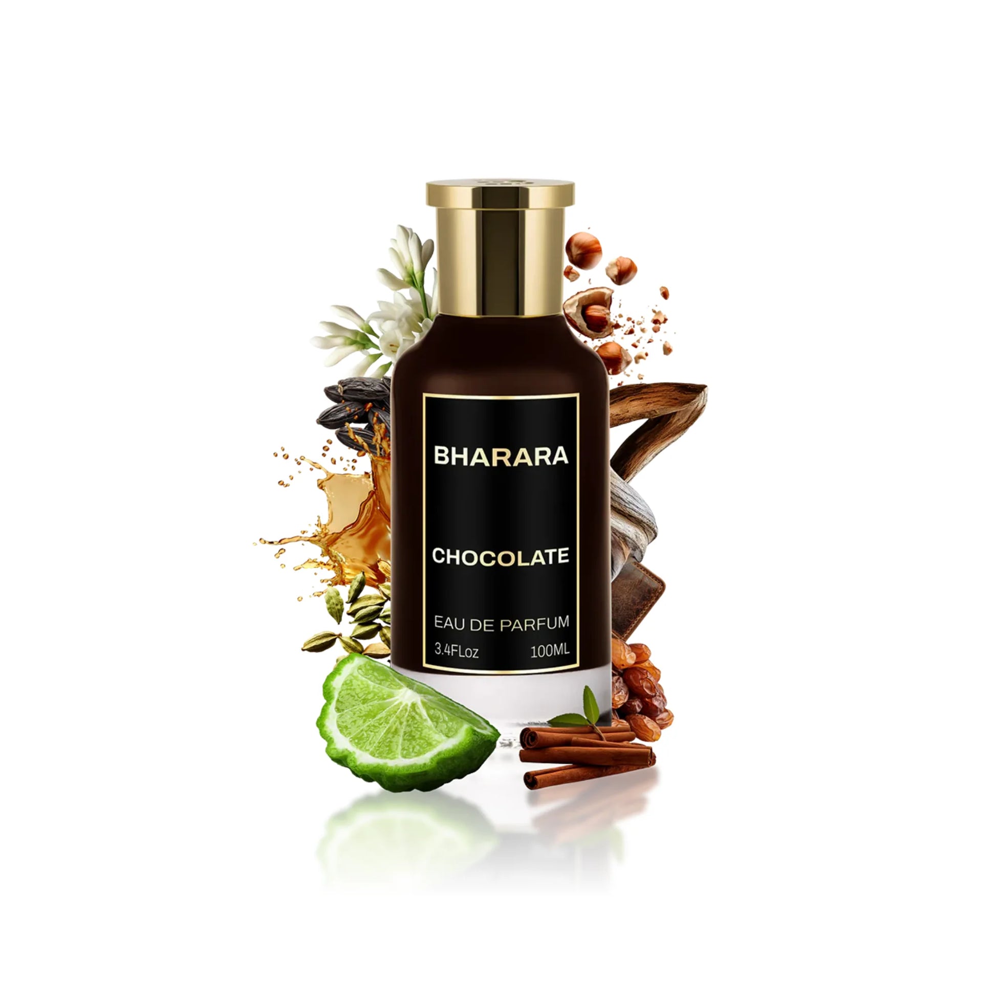 Bharara chocolate perfume original 100ml eau de parfum fragancia oriental gourmand duradera y envolvente