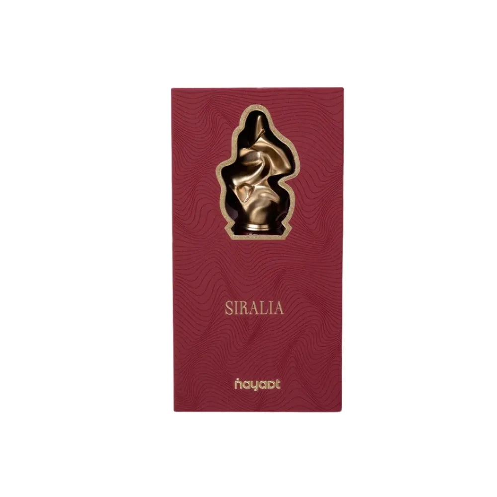 caja y frasco de nayaat siralia edp 90 ml para mujer y hombre