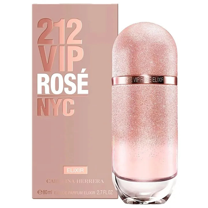 Perfume 212 Vip Rose Elixir Nyc Carolina Herrera Mujer Edp 80ml